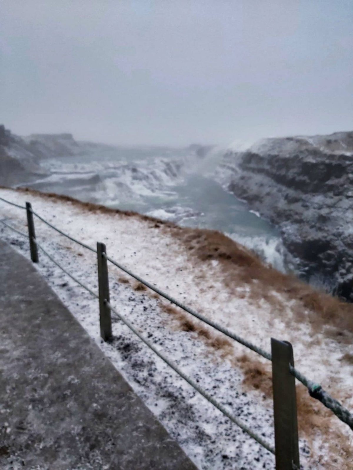 vodopád Gullfoss