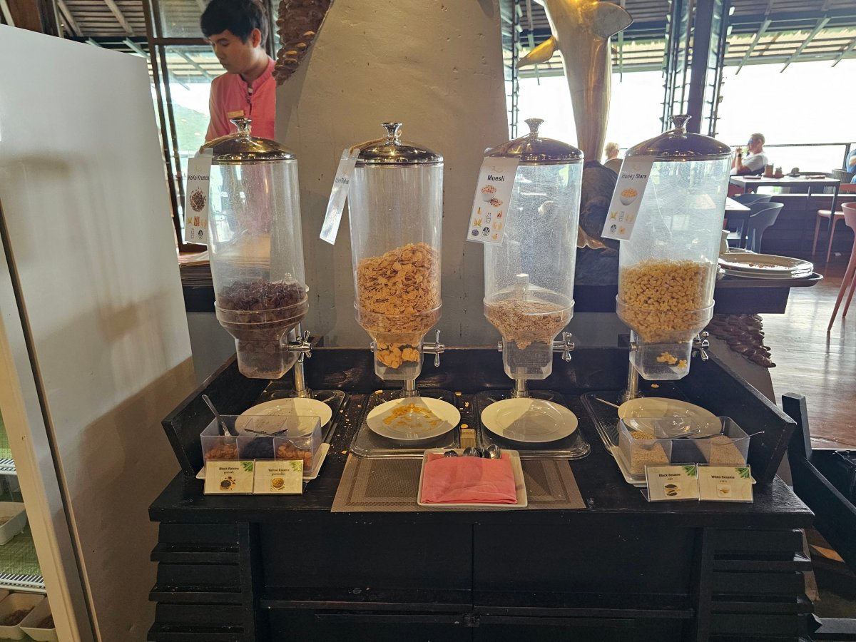 Snídaně: cereálie