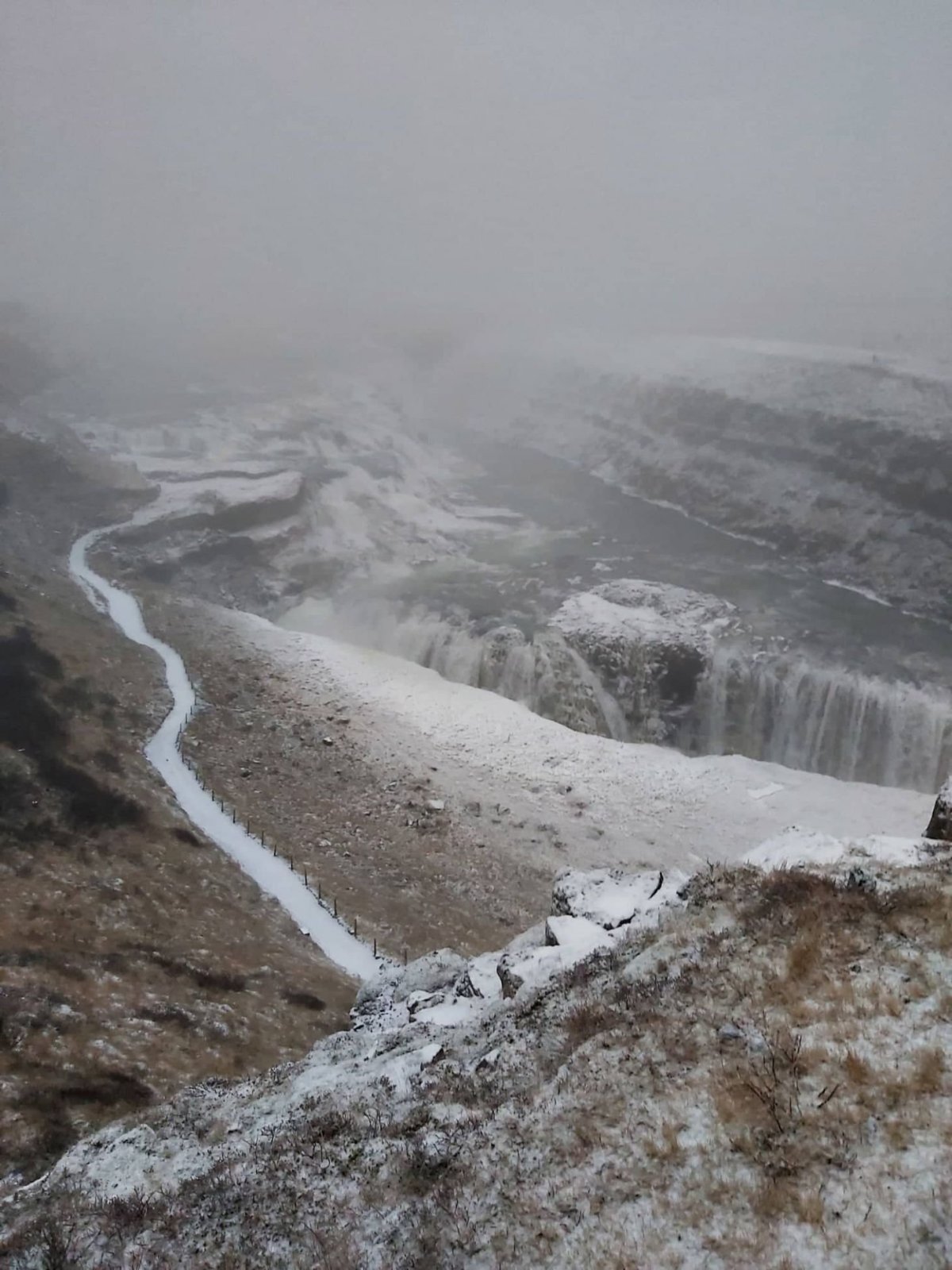 vodopád Gullfoss