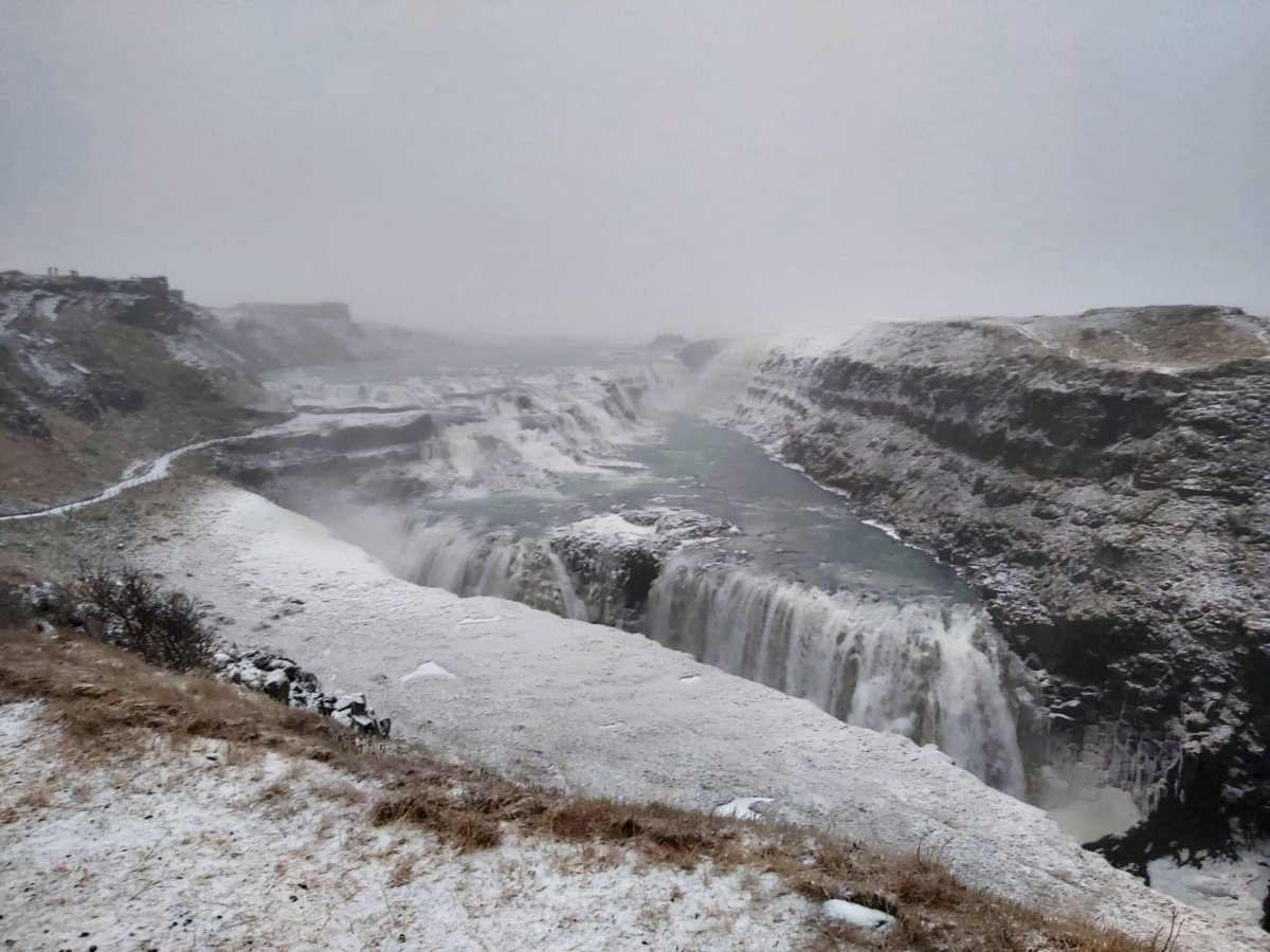 vodopád Gullfoss