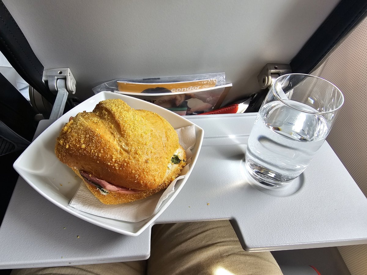 Občerstvení v business class