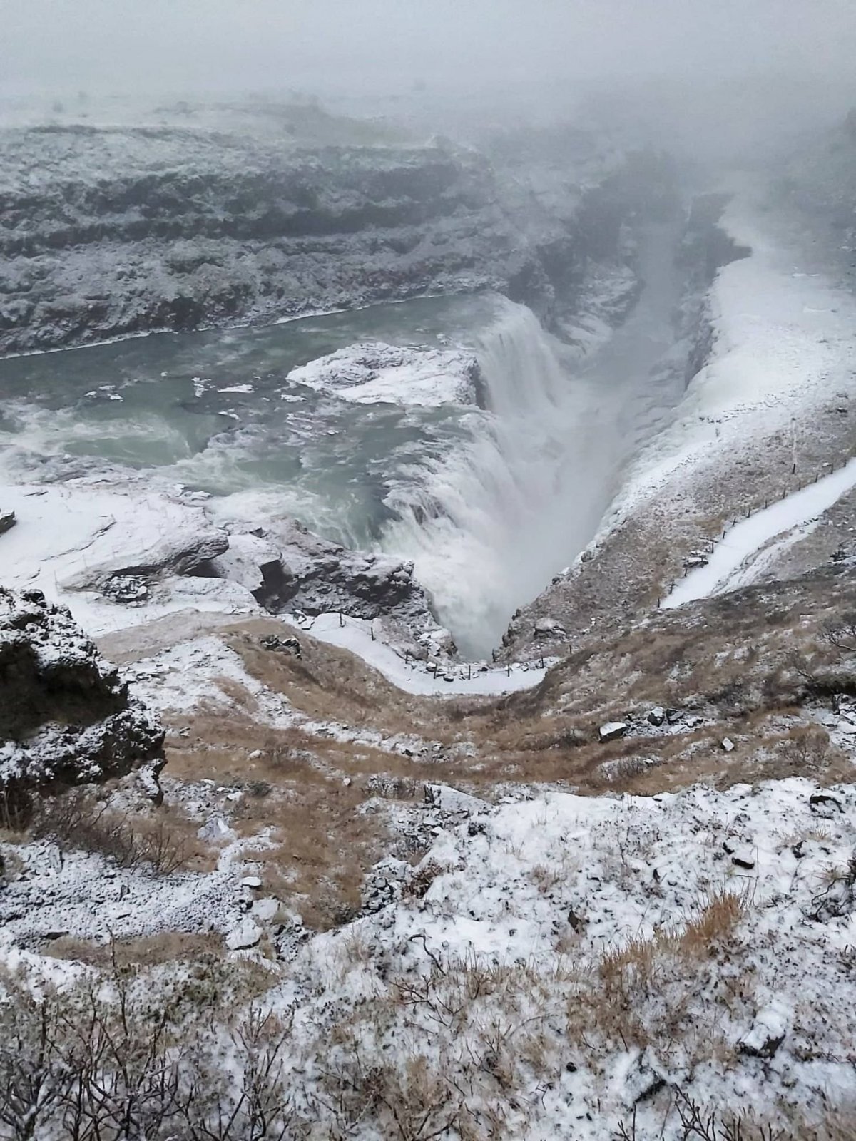 vodopád Gullfoss