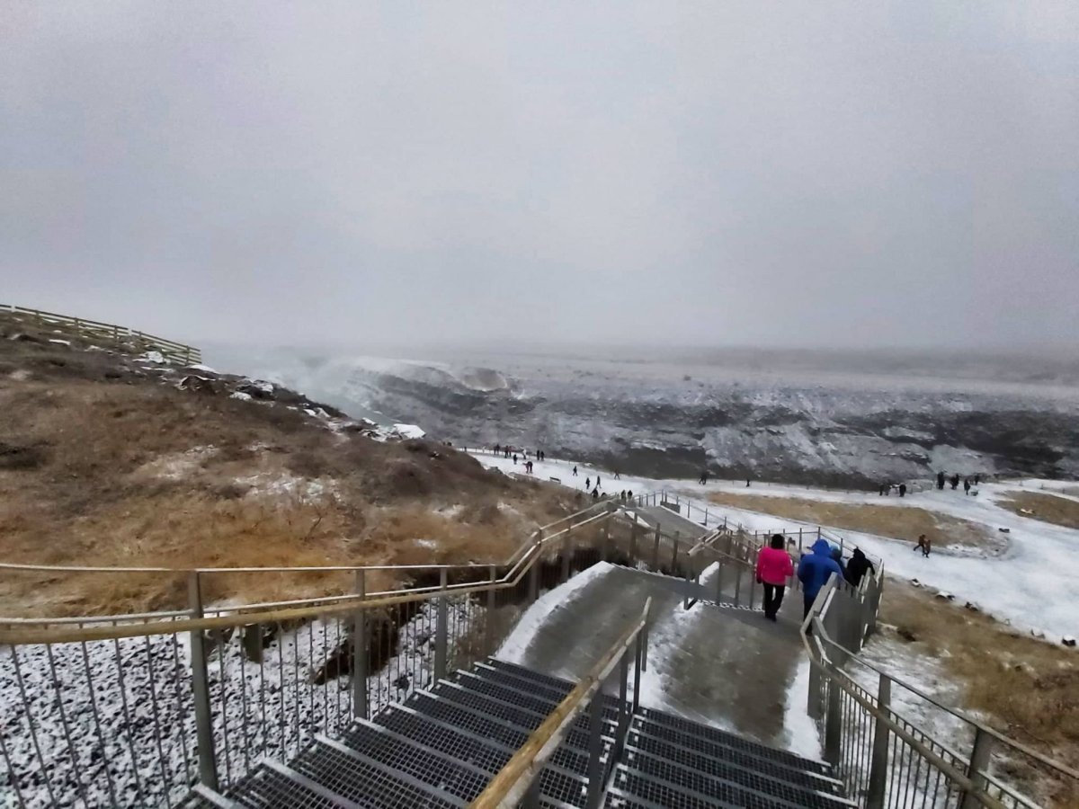 vodopád Gullfoss