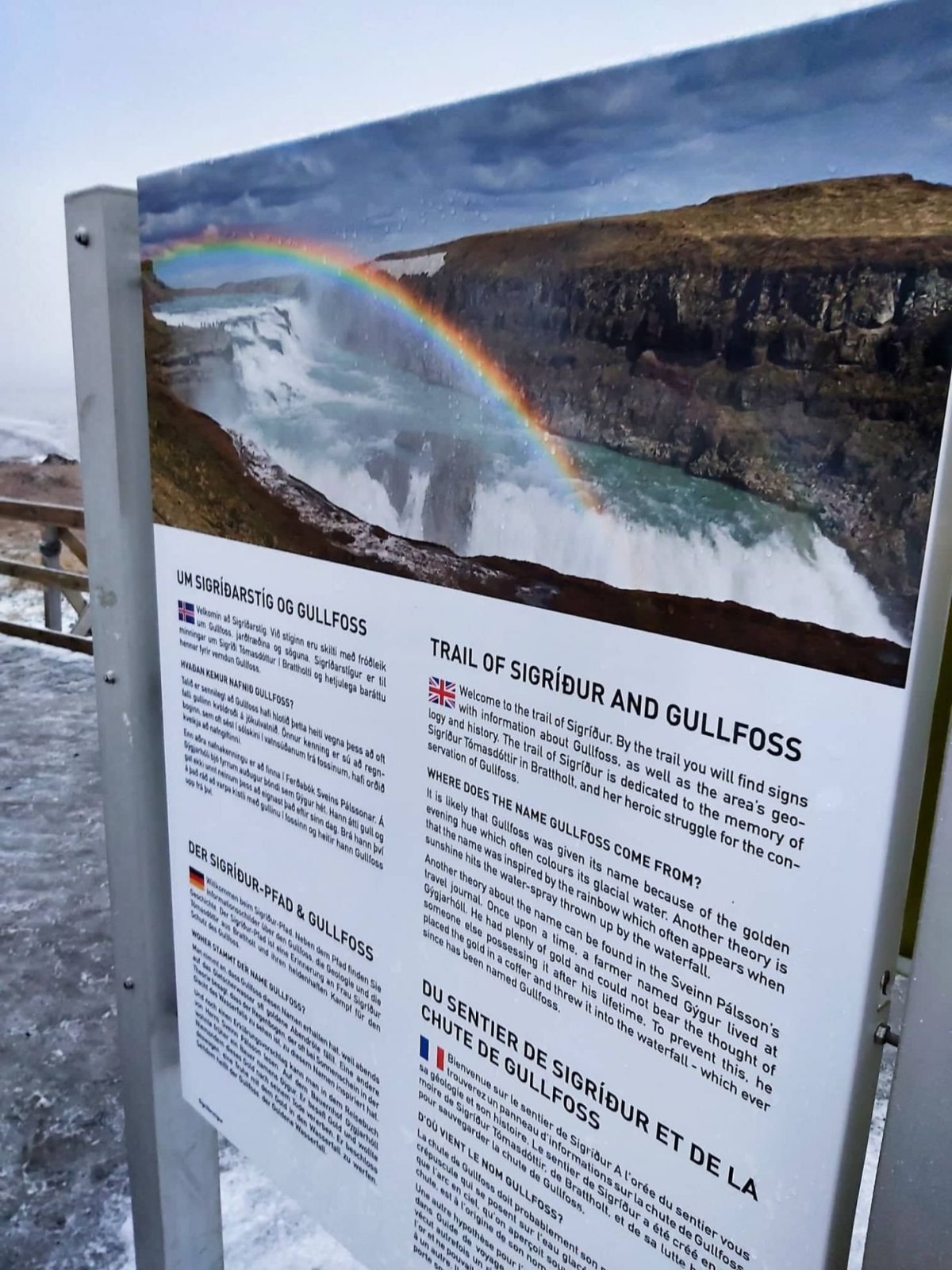 vodopád Gullfoss