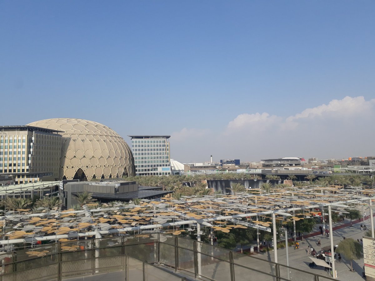 Pohled z Jihokorejského pavilonu