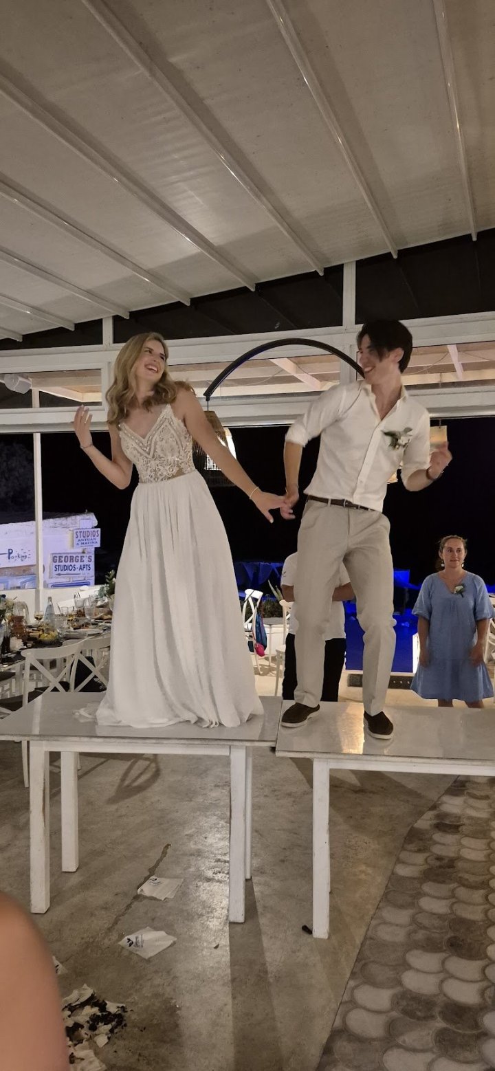 a tančení na stolech, také na doporučení majitele taverny