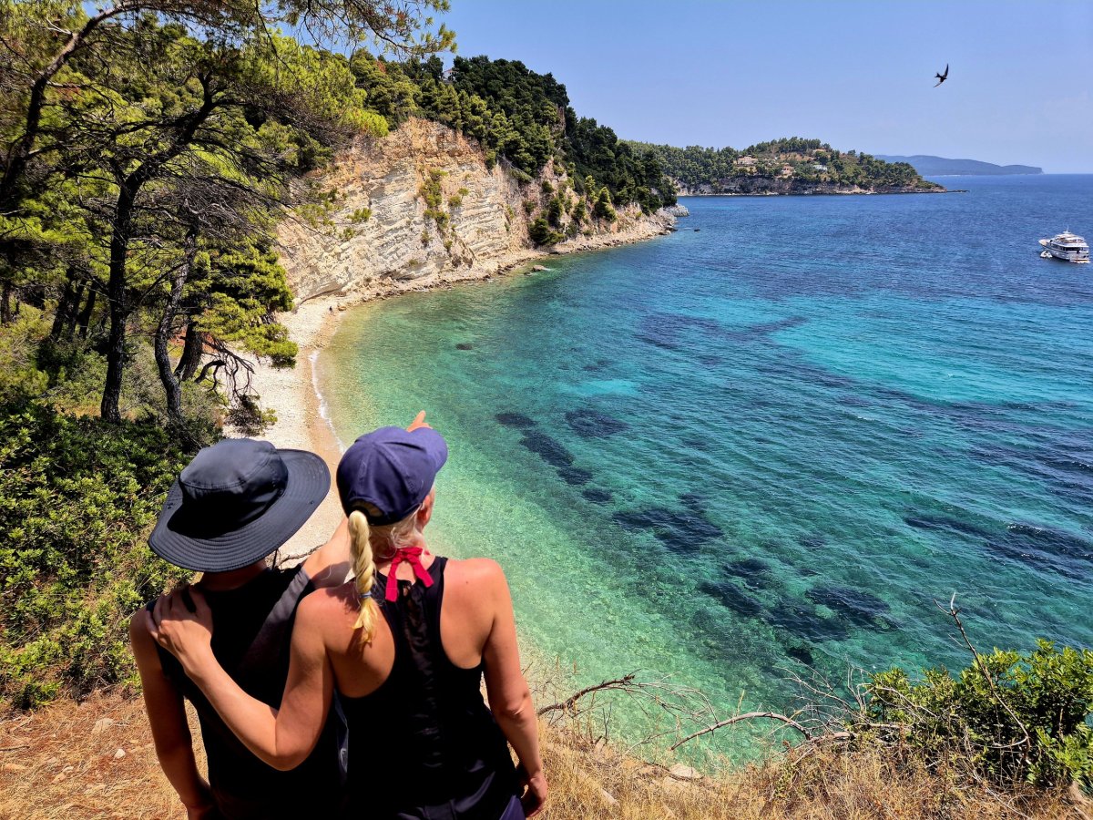 Cesta na Paralia Monicas