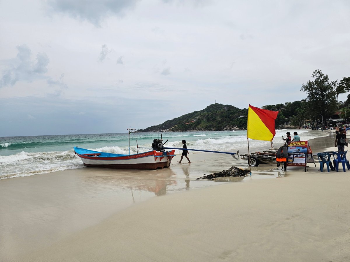 Haad Rin Beach, boat taxi k Haad Yuan beach