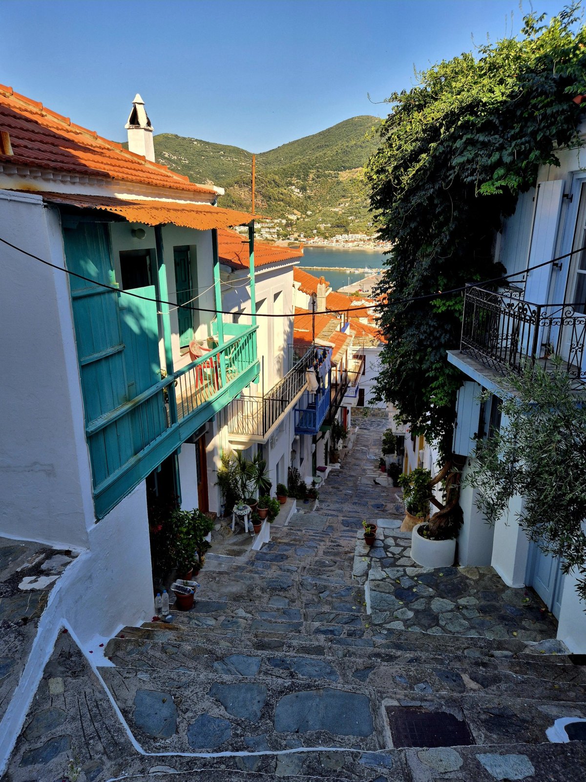 Uličky města Skopelos