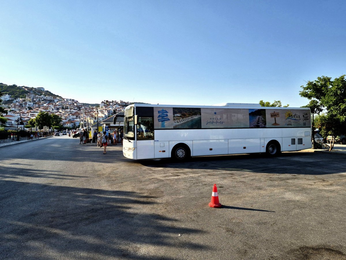 Autobus na konečné zastávce