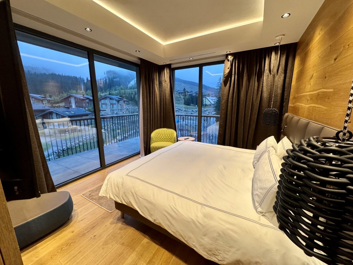 Ložnice s panoramatickým výhledem