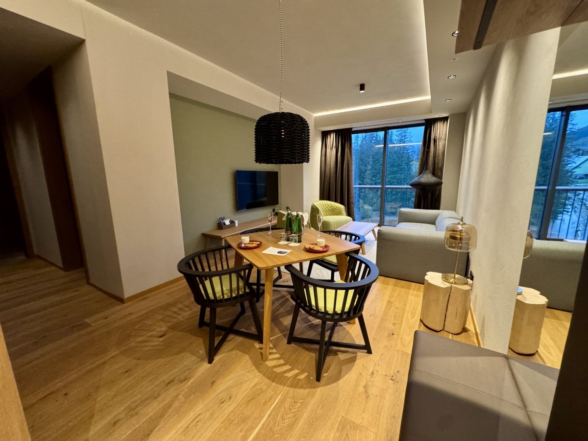 Obývací pokoj v apartmánu