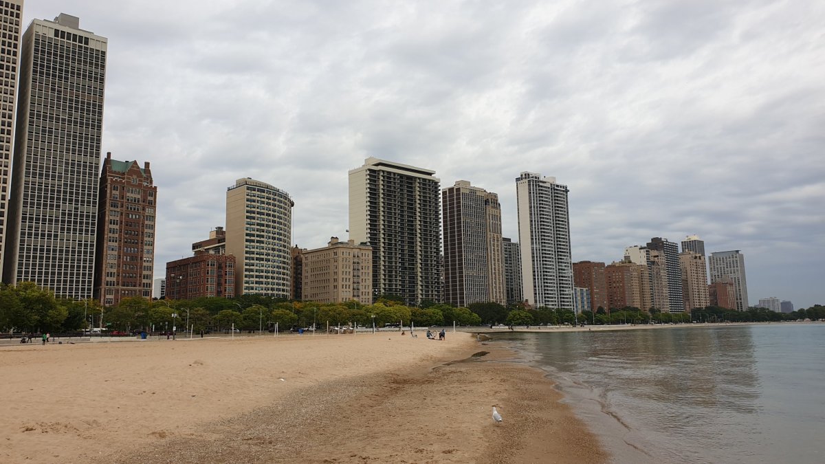 Pláže u Michiganského jezera