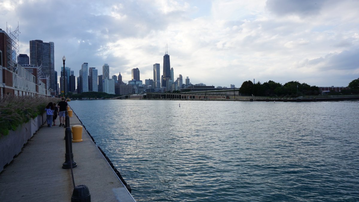 Pohled na Chicago z Navy Pier