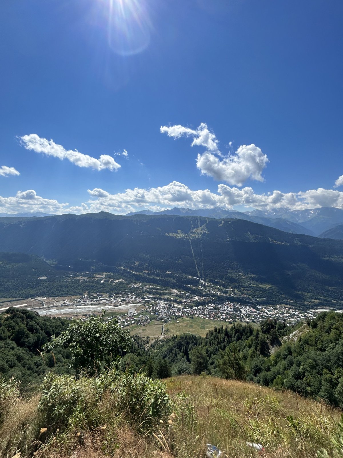 Výhled z Mestia crossu