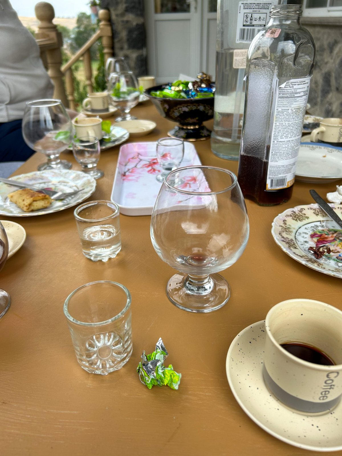 Snídaně šampionů u jezera Sevan