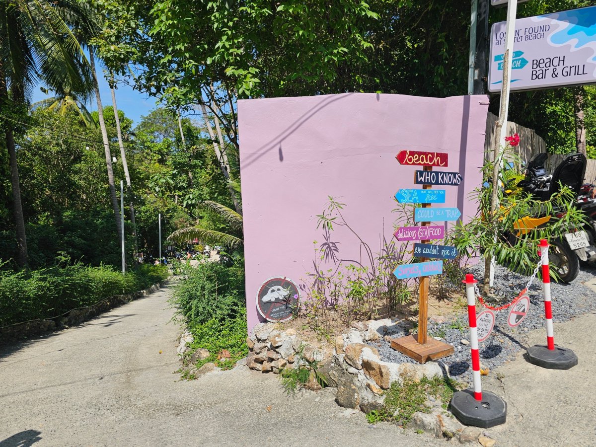 Cesta k Secret Beach