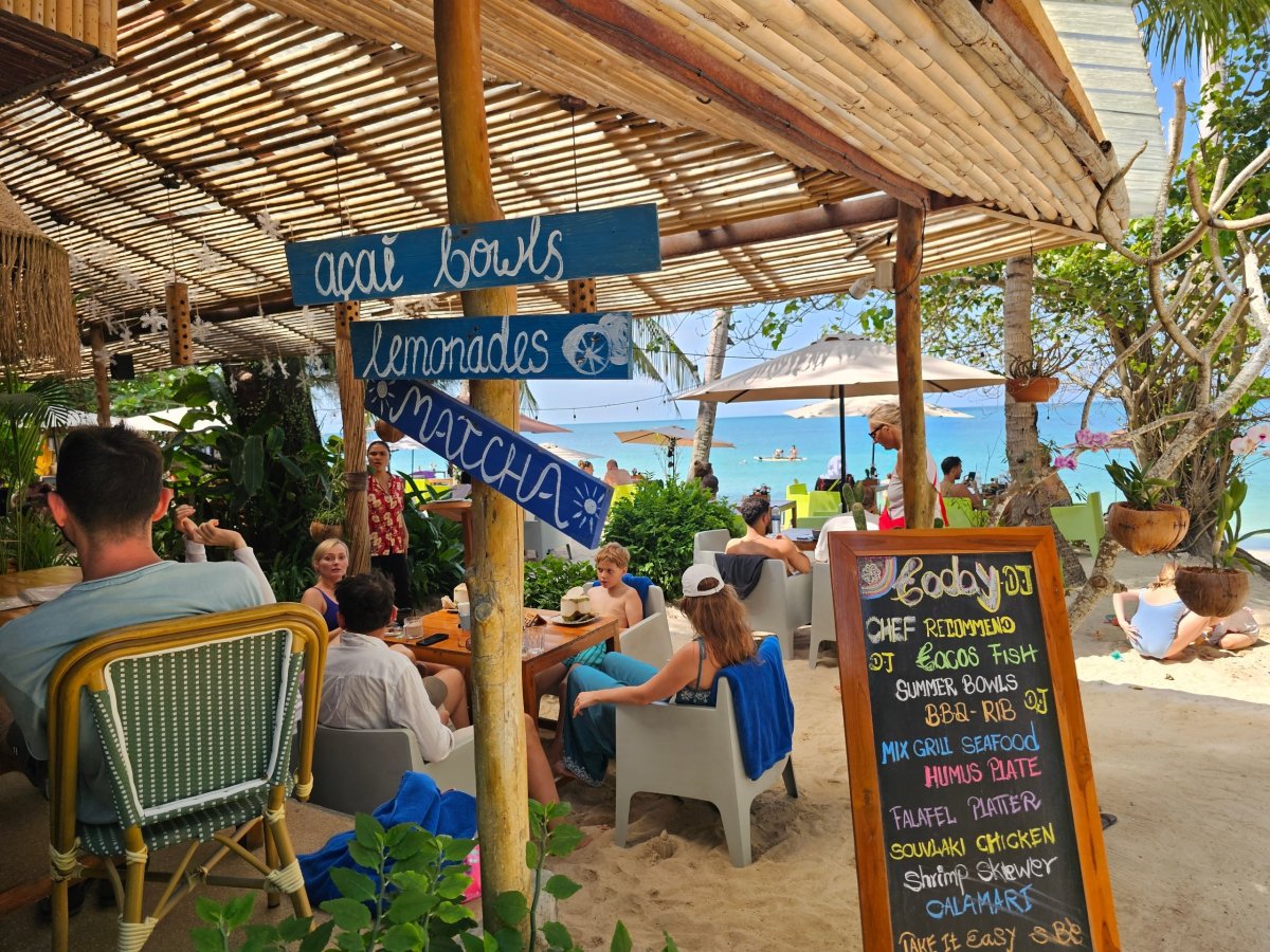 Restaurace na Secret Beach