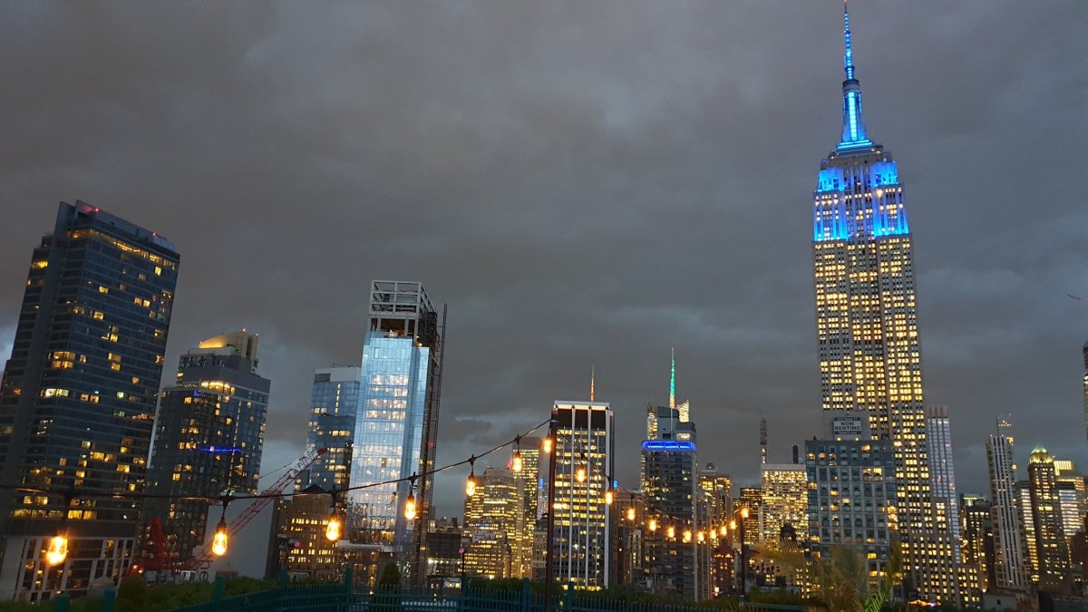 Pohled z rooftop baru