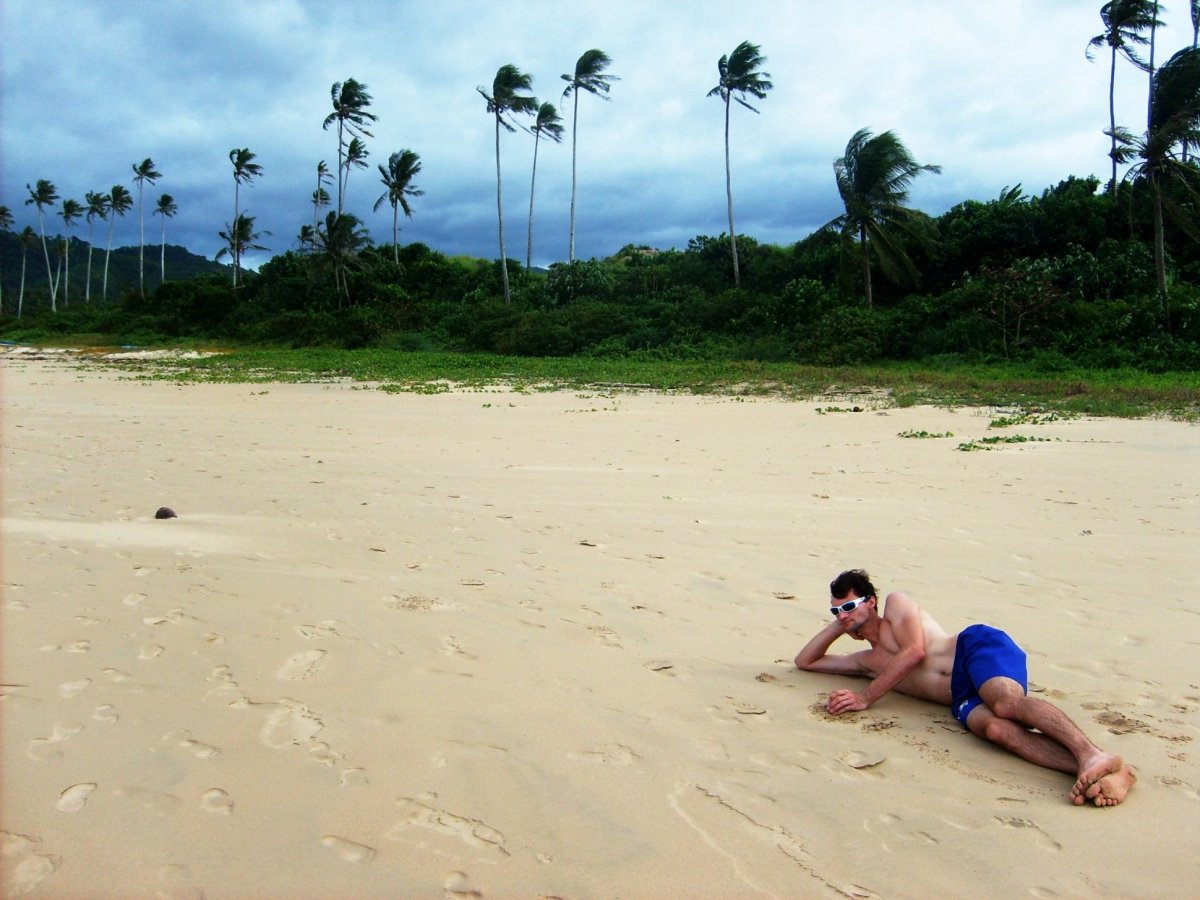 Nacpan beach - na konci