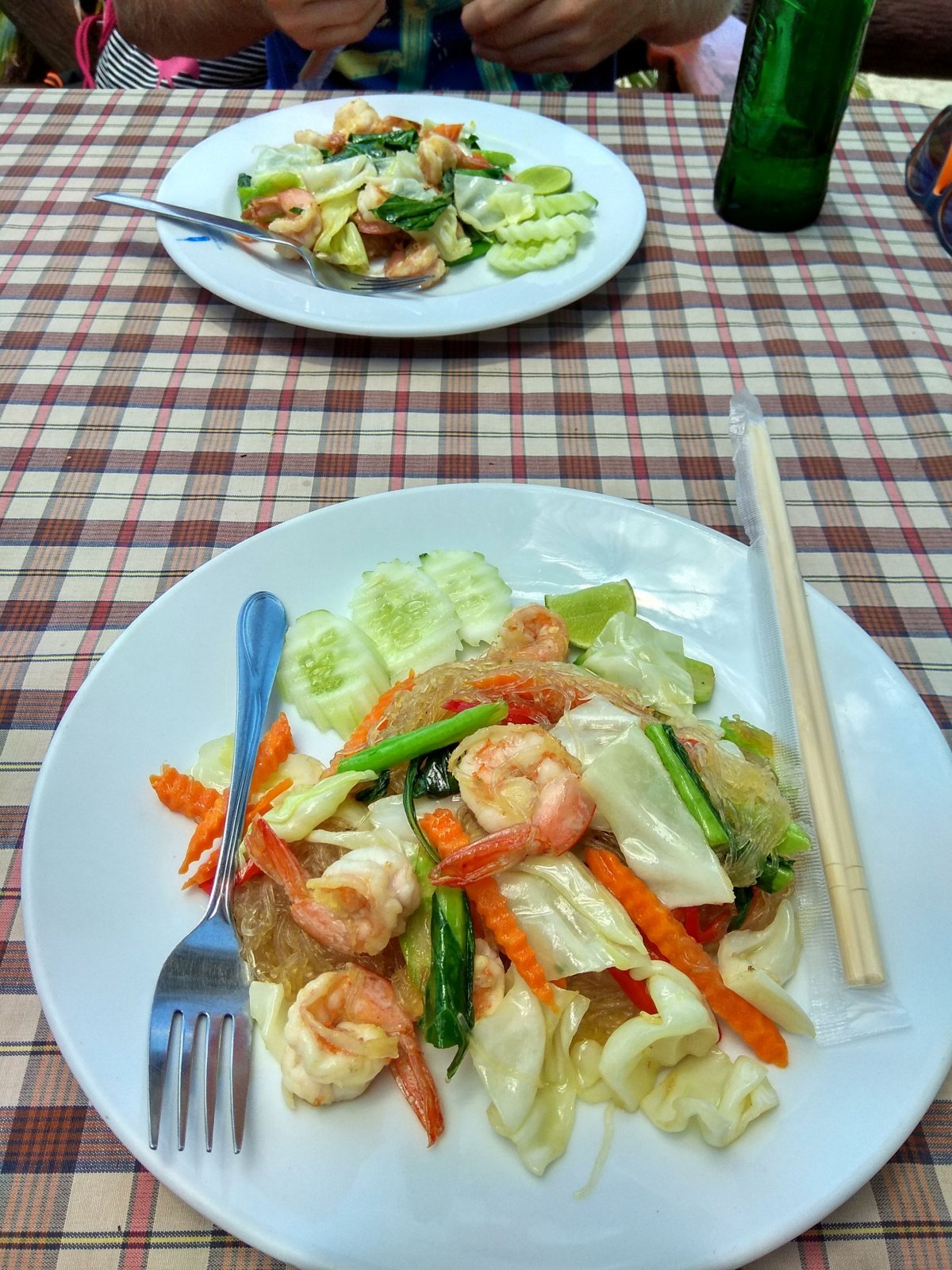 A opět nudle - s krevetkami