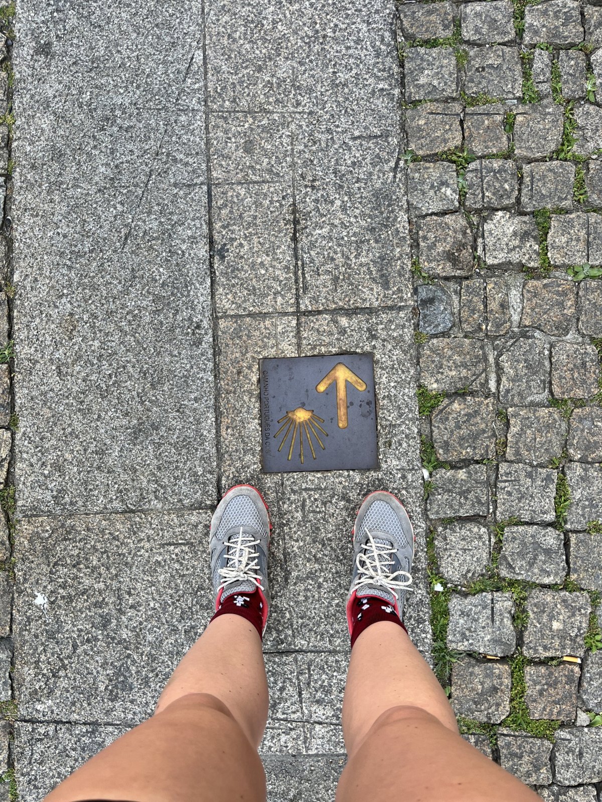 Moje první značka směr Santiago