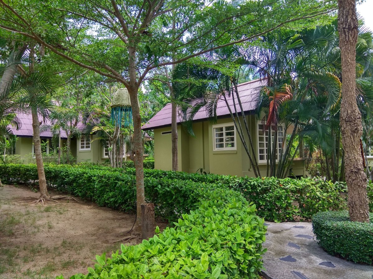 První ubytování v bungalovech