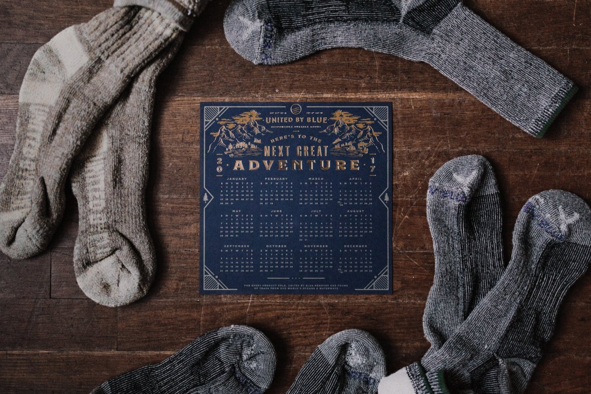 Kalendář s ponožkami