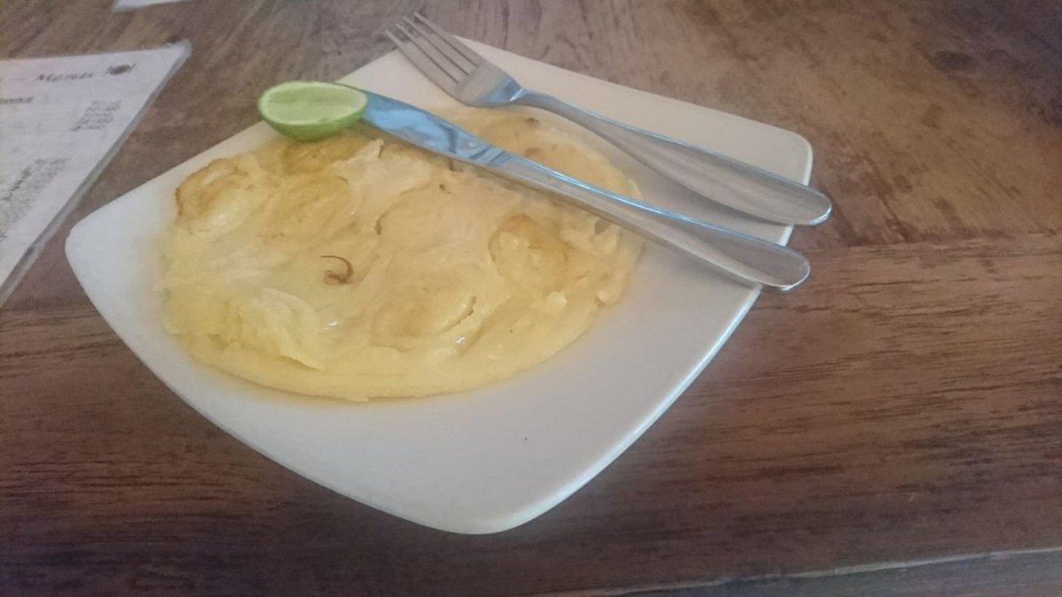 Banánová palačinka jako dezert