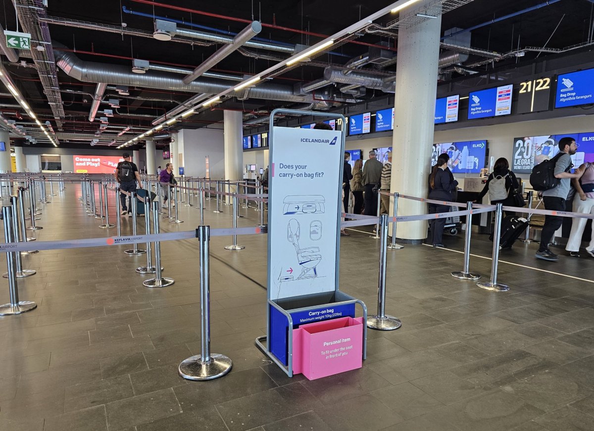 Šablona na příruční zavazadlo