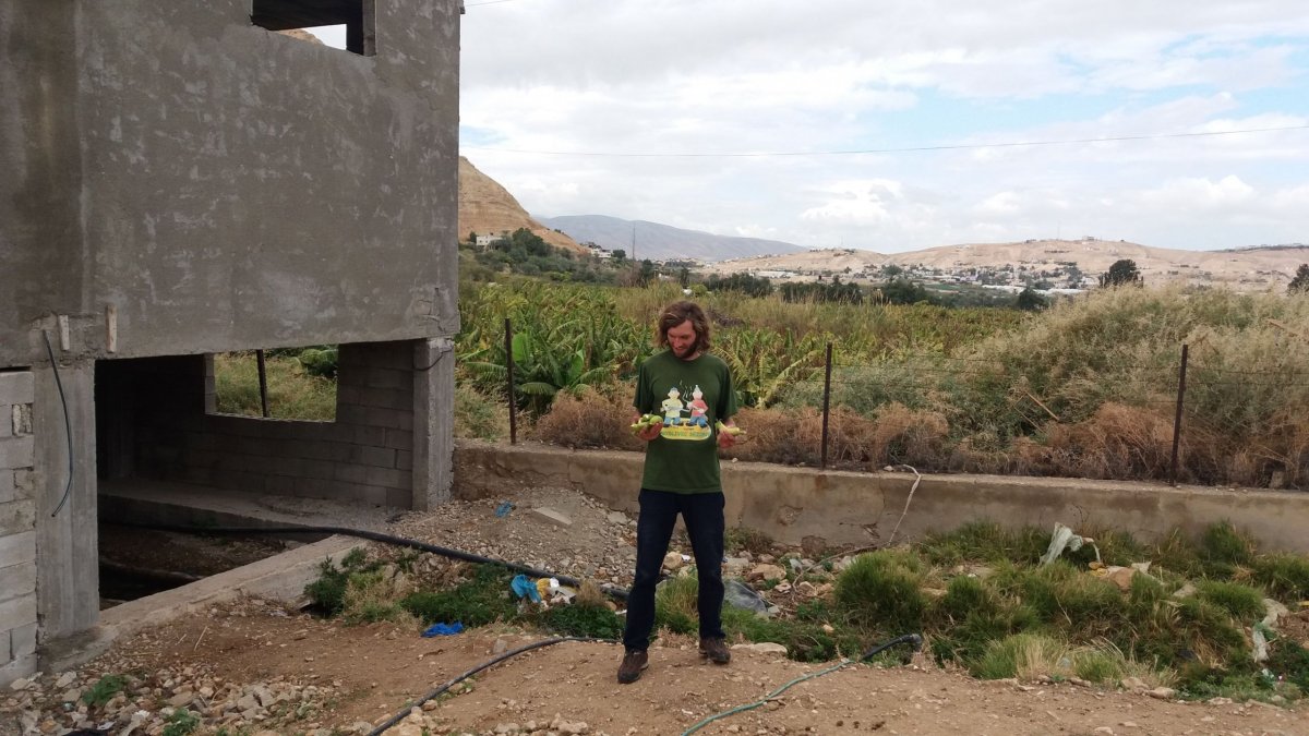 Hurá, čerstvé banány v Jerichu.