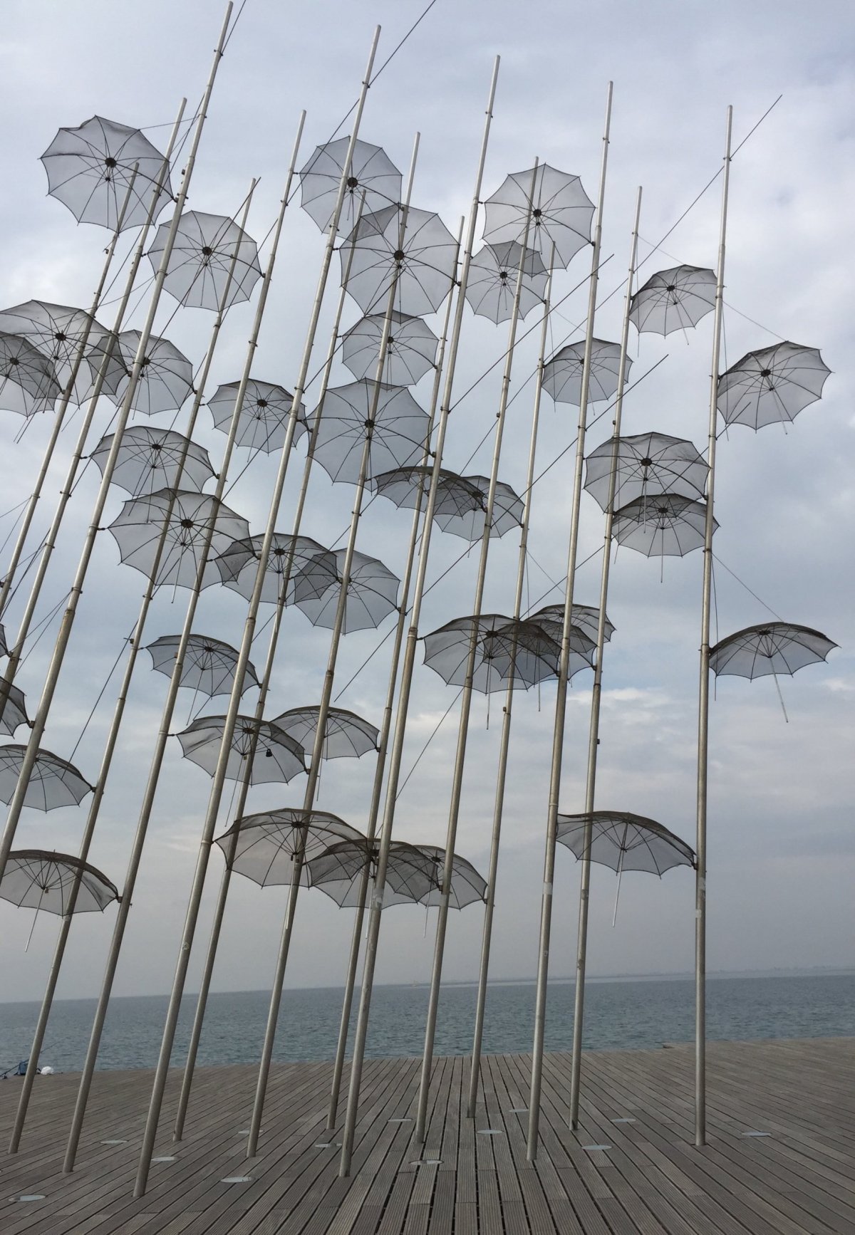 Skulptura deštníků