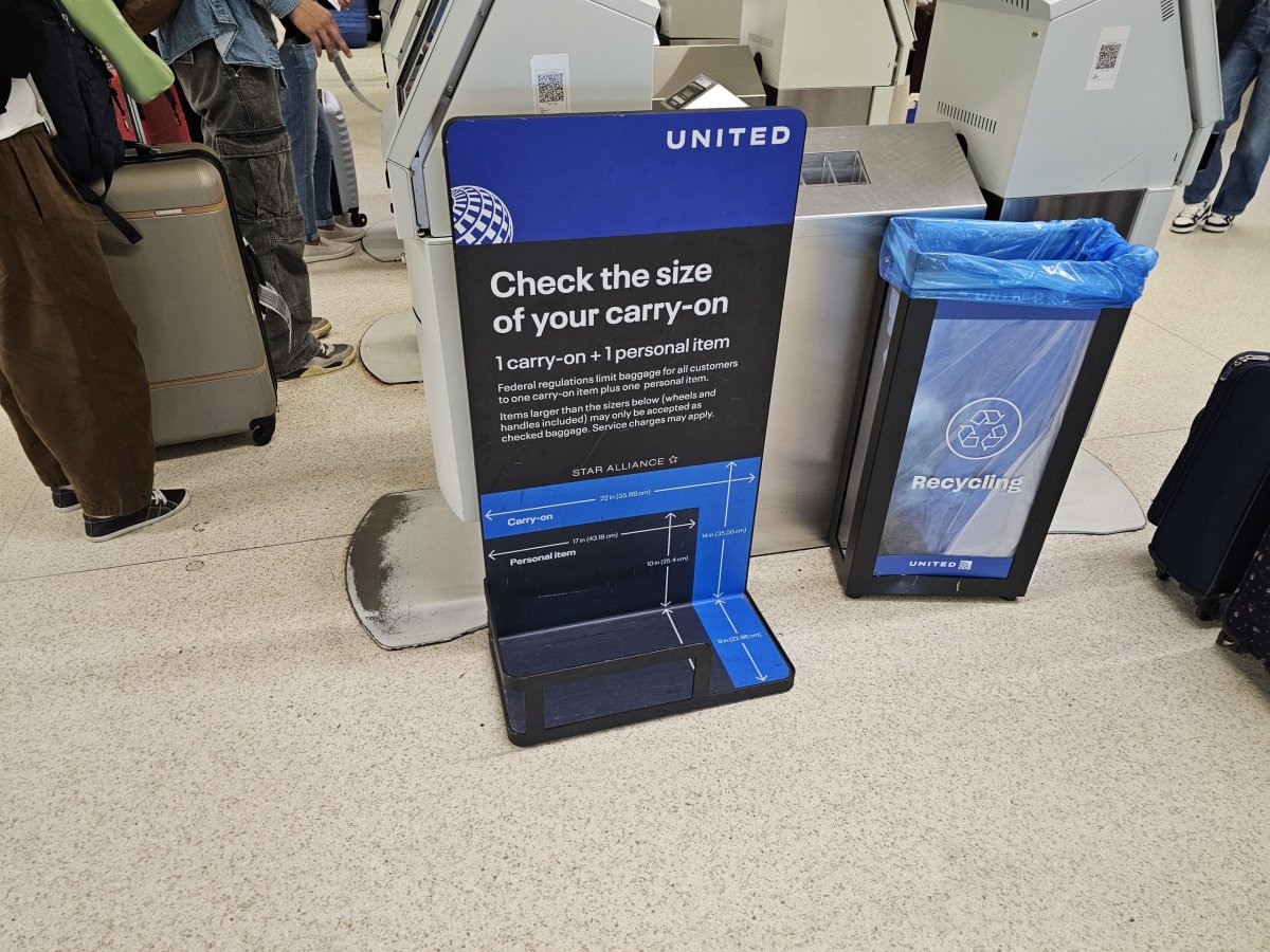 Šablona na příruční zavazadlo