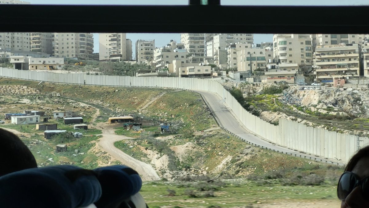 Zeď mezi Izraelem a Palestinou