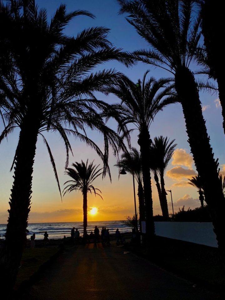 Západ slunce v Los Cristianos