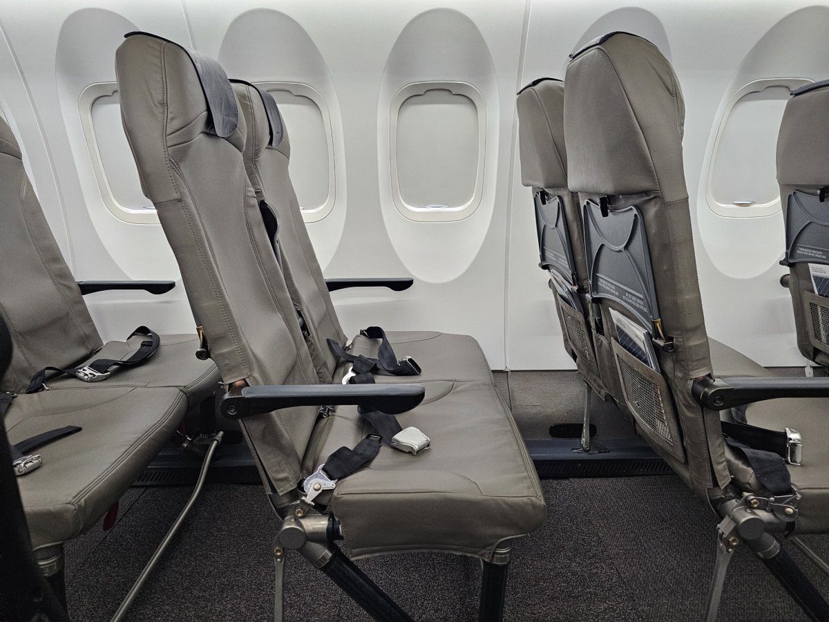 Prostor na nohy, Porter Airlines