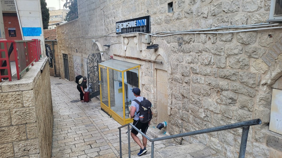 Kapslový hostel v Jeruzalémě