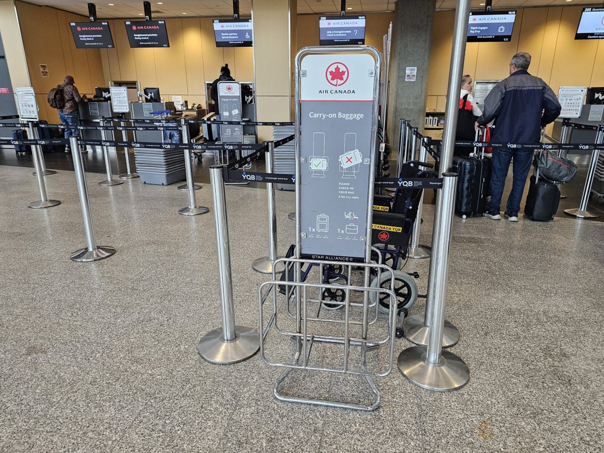 Šablona na příruční zavazadlo