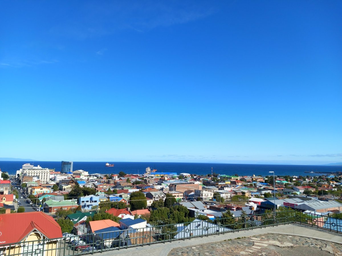 Vyhlídka na město Punta Arenas z Cerro de la Cruz