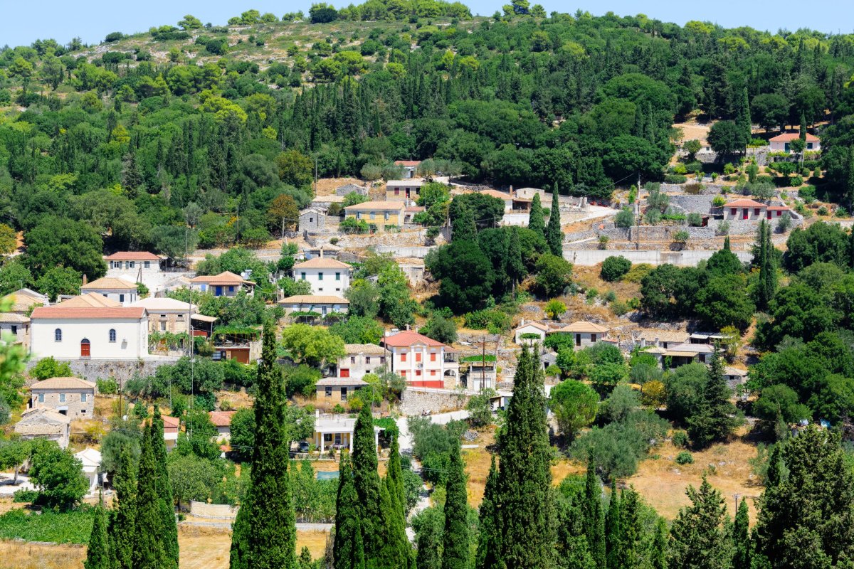 Pohled na vesnici Louha