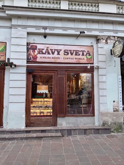 V centre kvalitná káva a čaj