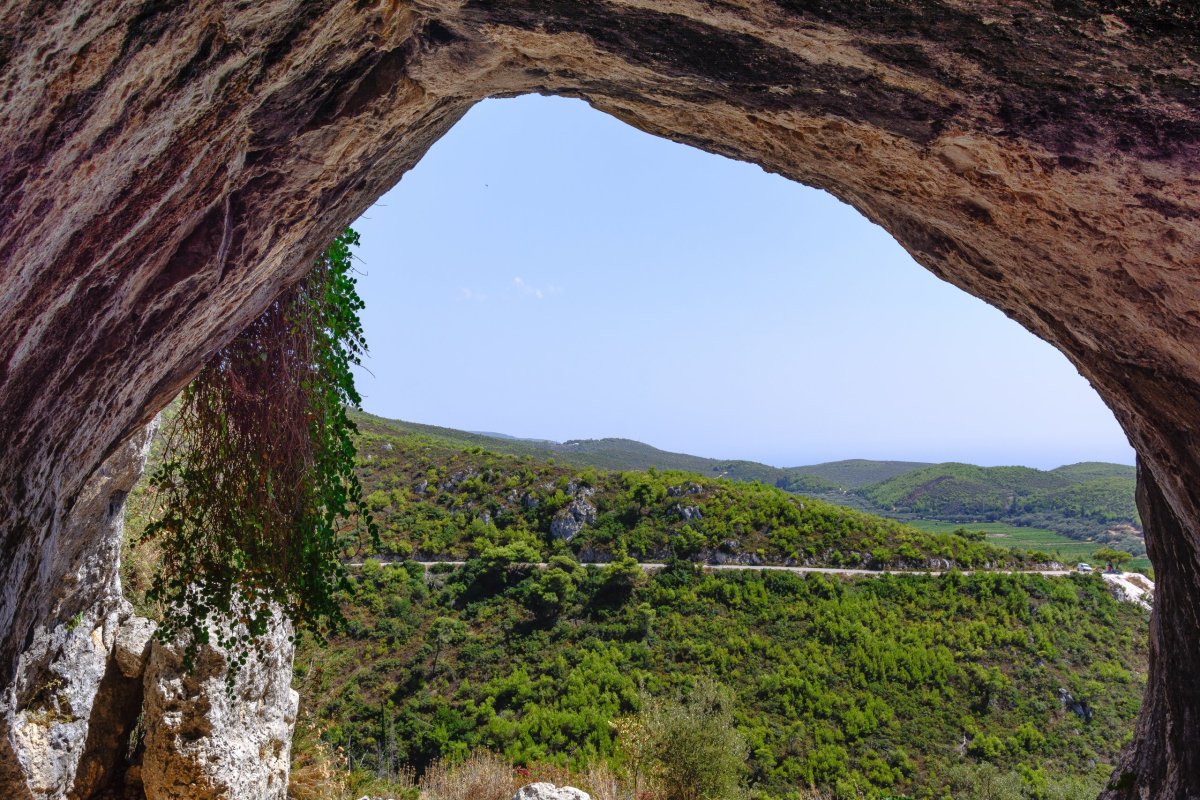 Výhled z Damianos Caves