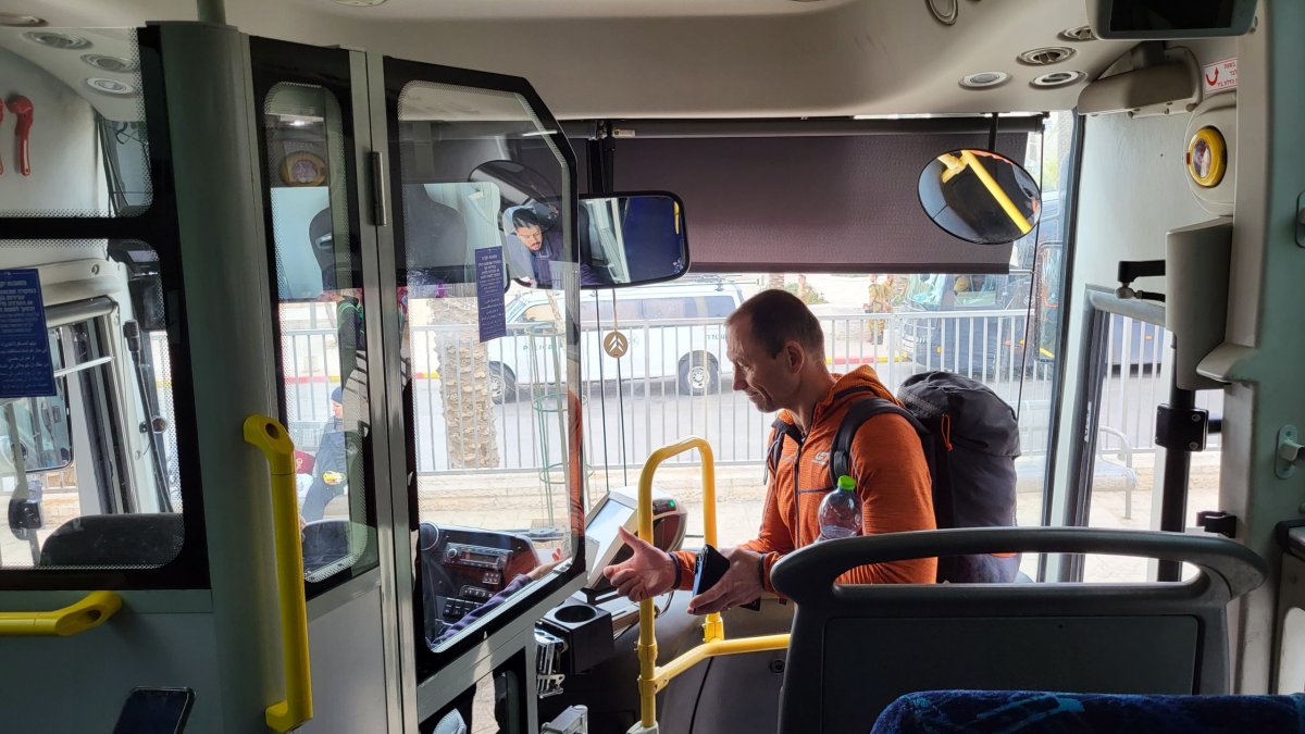 Bus 234 z Jeruzaléma do Betléma