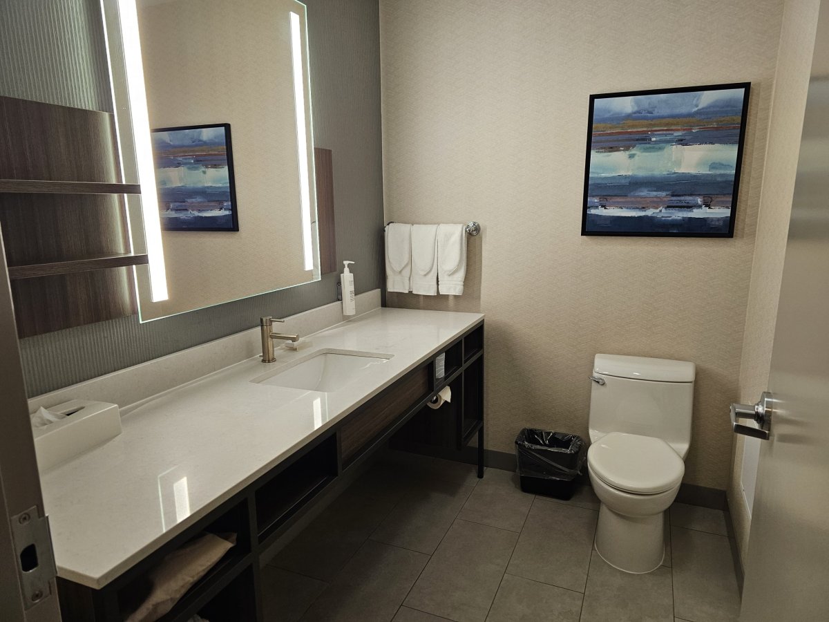 Hilton Garden Inn, koupelna