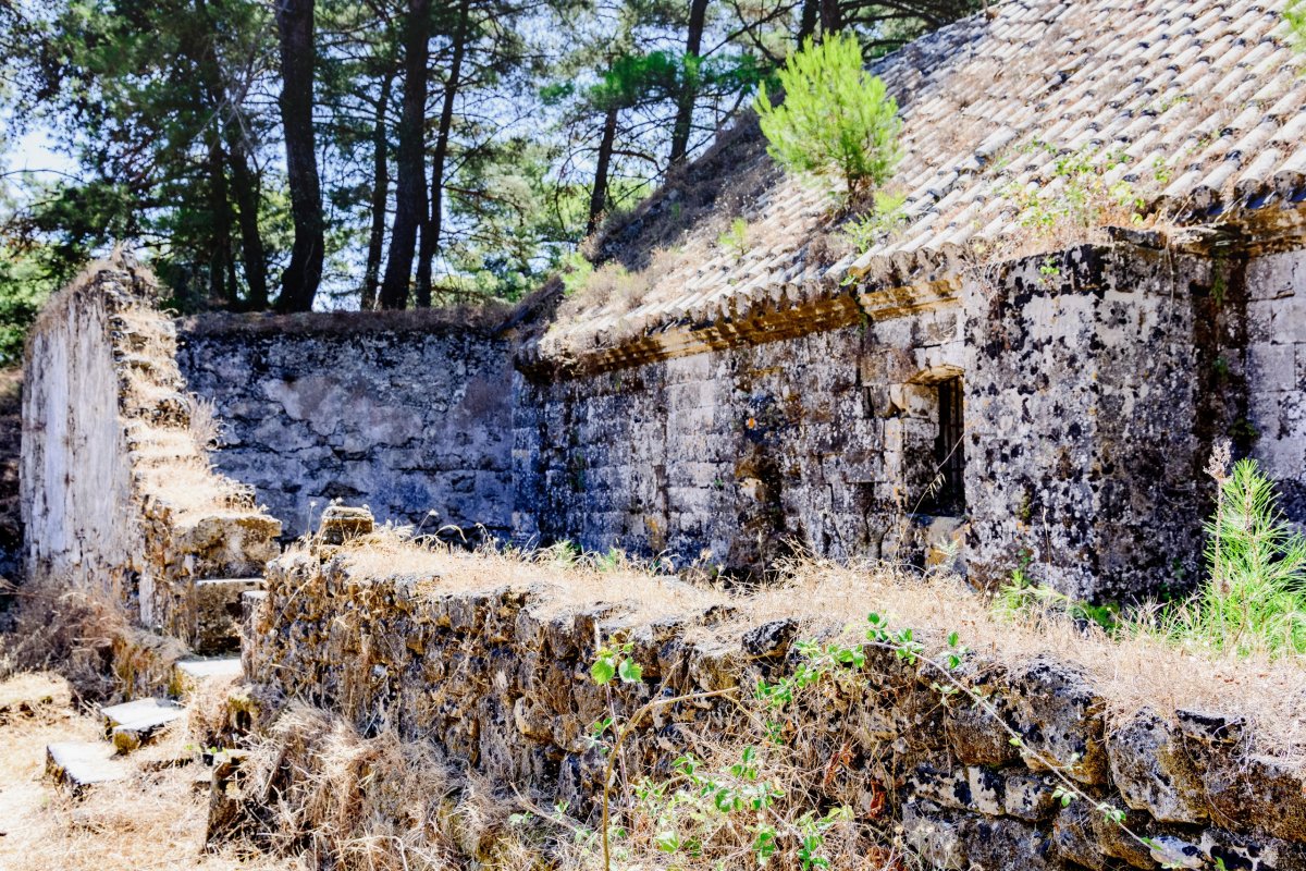 Zachovalé budovy pevnosti (Bochali)