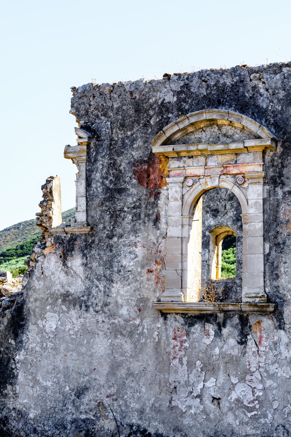 Ruiny kostela v Kalithea