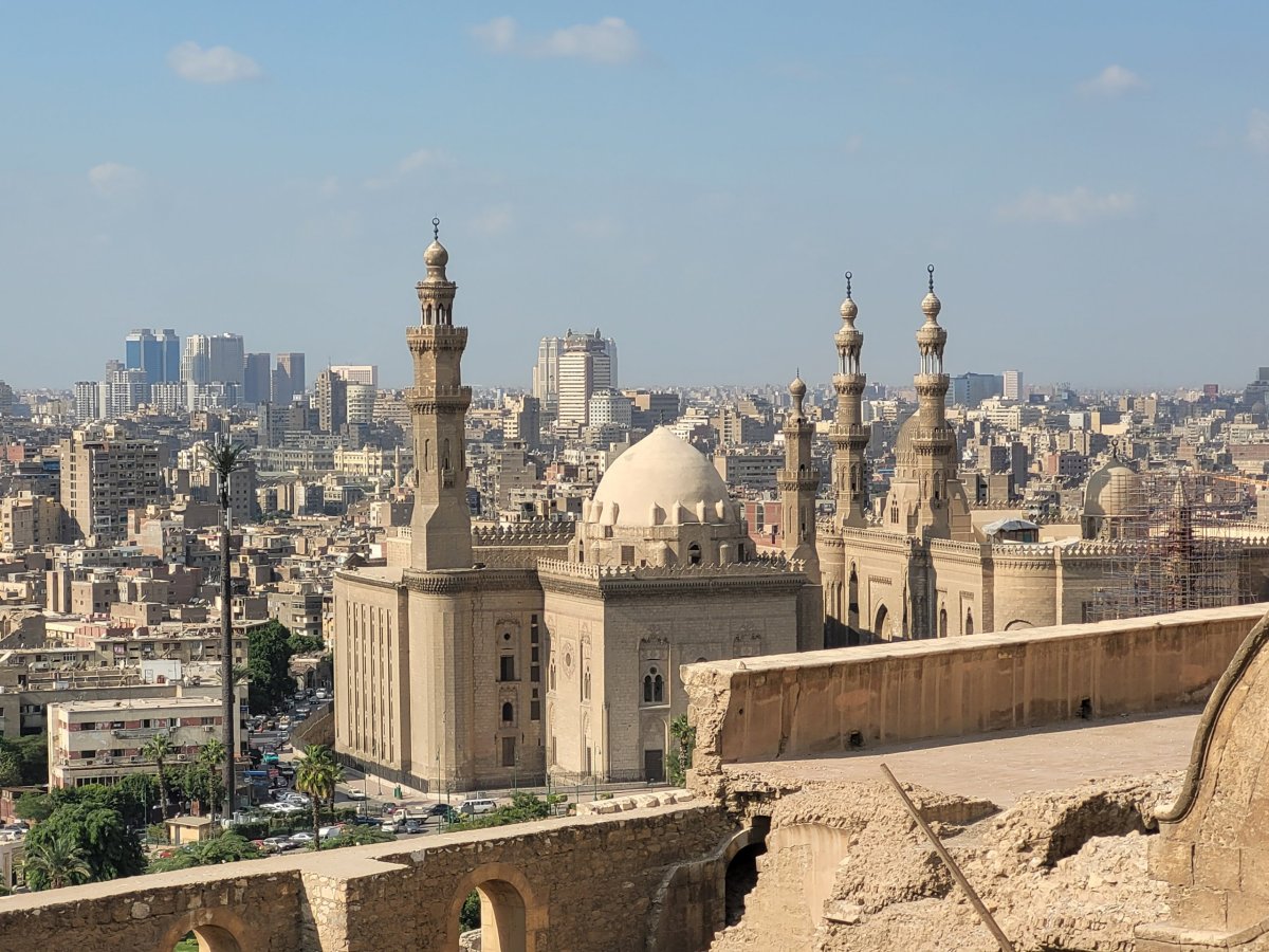 Výhled na Islámskou Káhiru z citadely