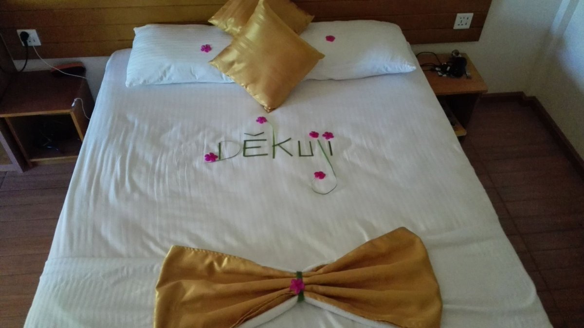 pozdrav na rozloučenou od hotelu