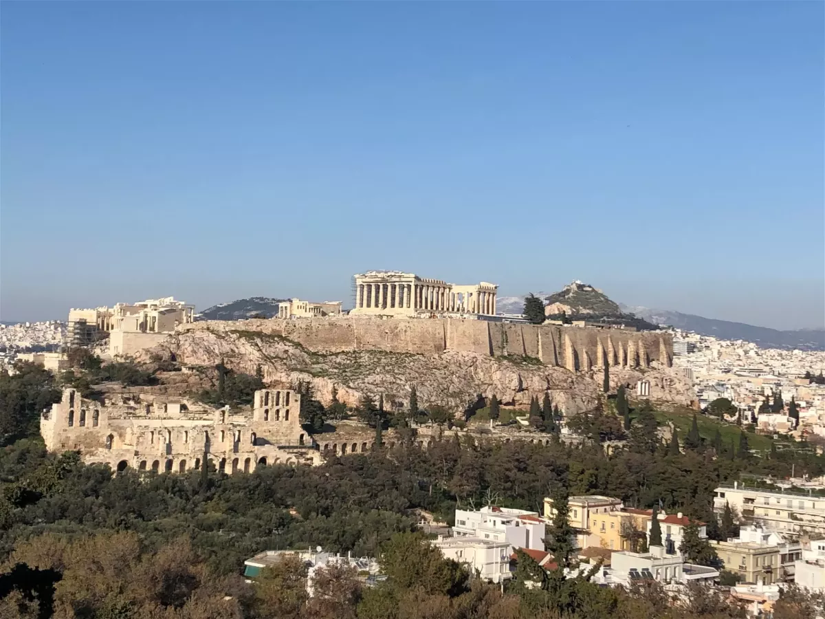 Pohled na Akropoli