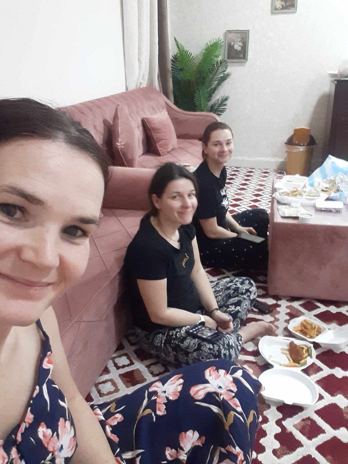 obývák v našem ubytku